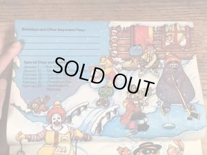 80’s　ヴィンテージ　マクドナルド　マガジン　フライキッズ　雑貨