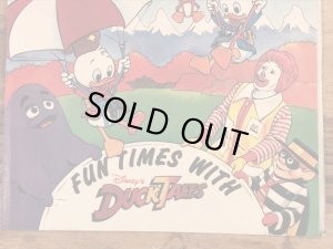 80年代 ビンテージ マクドナルド ファンタイムズ フリーペーパー 雑貨