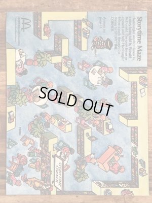 80’s ヴィンテージ マクドナルド ファンタイムズ マガジン ロナルド 雑貨