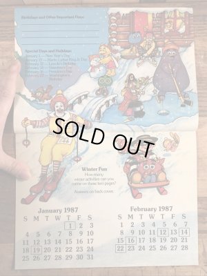 80年代　ビンテージ　マクドナルド　ファンタイムズ　フリーペーパー　ロナルド　雑貨