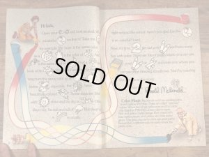 80年代　ビンテージ　マクドナルド　ファンタイムズ　ロナルド　マガジン　雑貨