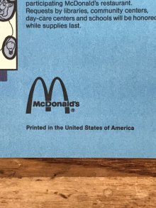 他の写真2: McDonaldland Fun Times “Around The World” Magazine　マクドナルド　ビンテージ　ファンタイムズ　フリーペーパー　80年代