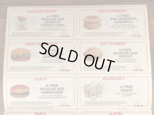 80年代　ビンテージ　マクドナルド　カラーリングブック　ロナルド　雑貨