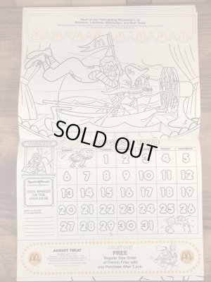 70年代 ビンテージ マクドナルド カラーリングブック ロナルド 雑貨