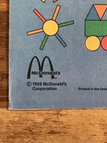 他の写真2: McDonaldland Fun Times “Fun With Shapes” Magazine　マクドナルド　ビンテージ　ファンタイムズ　フリーペーパー　80年代