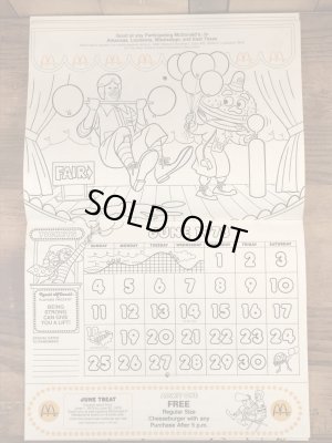 70年代 ビンテージ マクドナルド カラーリングブック ロナルド 雑貨