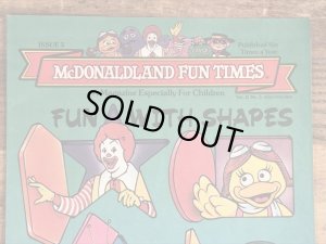 80’s ヴィンテージ マクドナルド ファンタイムズ グリマス マガジン 雑貨