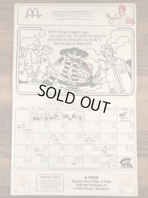 80年代　ビンテージ　マクドナルド　カラーリングブック　ロナルド　雑貨