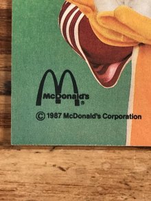 他の写真2: McDonaldland Fun Times “Garfield” Magazine　マクドナルド　ビンテージ　ファンタイムズ　ガーフィールド　80年代