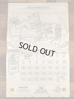 70年代 ビンテージ マクドナルド カラーリングブック ロナルド 雑貨