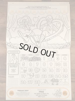 70年代 ビンテージ マクドナルド カラーリングブック ロナルド 雑貨