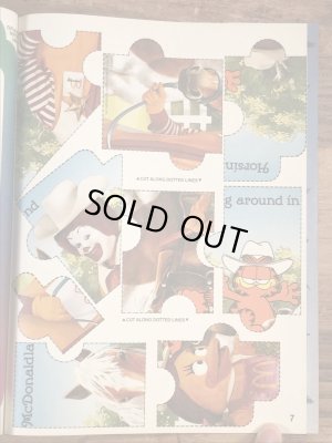 80’s ヴィンテージ マクドナルド ファンタイムズ ガーフィールド フリーペーパー 雑貨