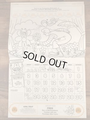 70年代 ビンテージ マクドナルド カラーリングブック ロナルド 雑貨
