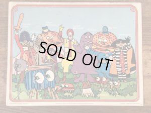 80’s　ヴィンテージ　マクドナルド　塗り絵　ロナルド　雑貨