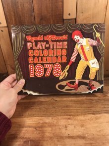 他の写真3: Ronald McDonald Play-Time “1978” Coloring Calendar　マクドナルド　ビンテージ　カラーリングブック　ロナルド　70年代