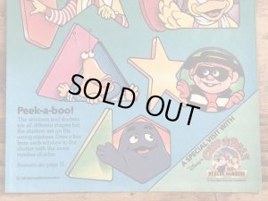 80年代 ビンテージ マクドナルド ファンタイムズ グリマス フリーペーパー 雑貨