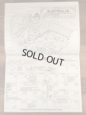 80年代　ビンテージ　マクドナルド　カラーリングブック　ロナルド　雑貨