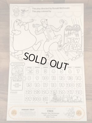 70年代 ビンテージ マクドナルド カラーリングブック ロナルド 雑貨