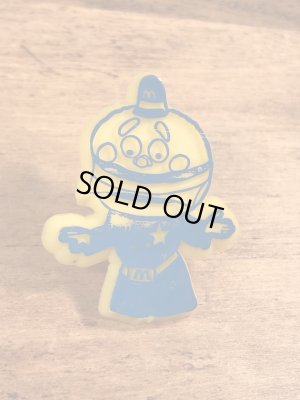 80年代頃のマクドナルドのビッグマックポリスのビンテージの指輪