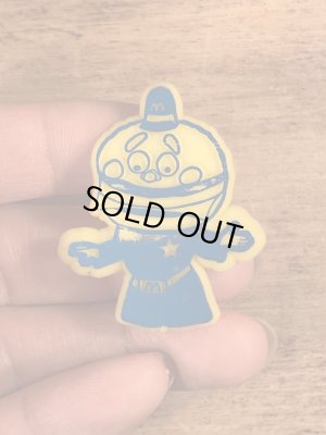 80年代頃のマクドナルドのビッグマックポリスのビンテージの指輪