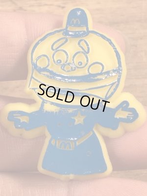 80年代頃のマクドナルドのビッグマックポリスのビンテージの指輪