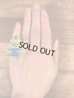 80年代頃のマクドナルドのビッグマックポリスのビンテージの指輪