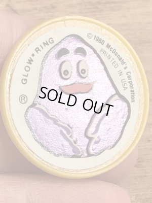 80’sのマクドナルドのグリマスのヴィンテージの指輪