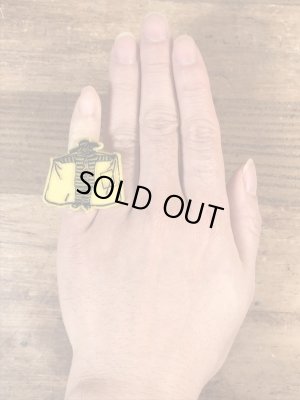 80年代頃のマクドナルドのハンバーグラーのビンテージの指輪