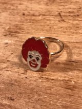 McDonaldland Jewelry “Ronald” Enamel Ring　ロナルド　ビンテージ　リング　マクドナルド　指輪　70年代