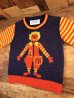 70’sのマクドナルドのロナルドのヴィンテージの子供用セーター