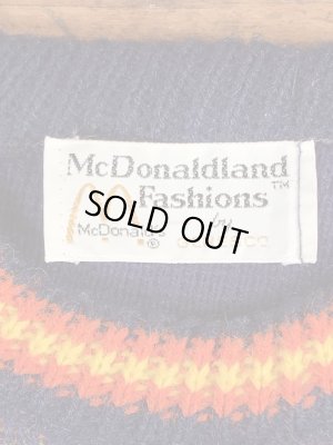 70年代頃のマクドナルドのロナルドのビンテージのキッズセーター