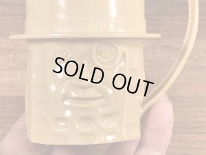 50~60’sのアドバタイジングキャラクターのミスターピーナッツのヴィンテージのマグカップ