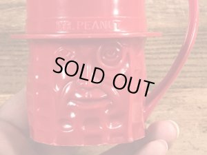 50~60’sのアドバタイジングキャラクターのミスターピーナッツのヴィンテージのマグカップ