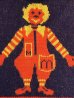70’sのマクドナルドのロナルドのヴィンテージの子供用セーター