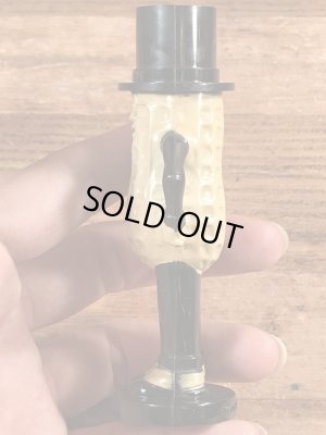 50〜60’sのアドバタイジングキャラクターのミスターピーナッツのヴィンテージの塩コショウ入れ