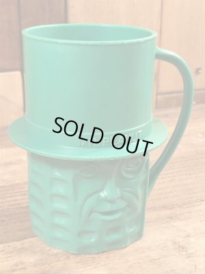 50~60年代頃のアドバタイジングキャラクターのミスターピーナッツのビンテージのマグカップ