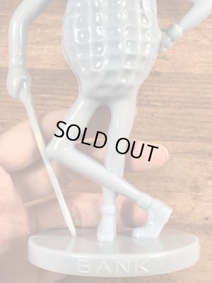 50~60’sのアドバタイジングキャラクターのミスターピーナッツのヴィンテージのコインバンクドール