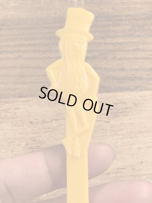 70年代頃のアドバタイジングキャラクターのミスターピーナッツのビンテージのバターナイフ