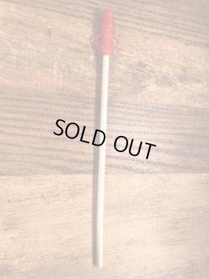 50~60年代頃のアドバタイジングキャラクターのミスターピーナッツのビンテージのストロー