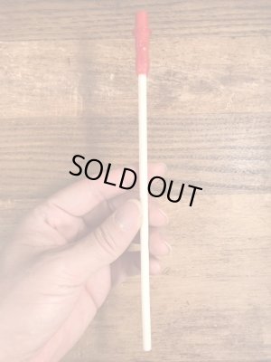 50~60年代頃のアドバタイジングキャラクターのミスターピーナッツのビンテージのストロー