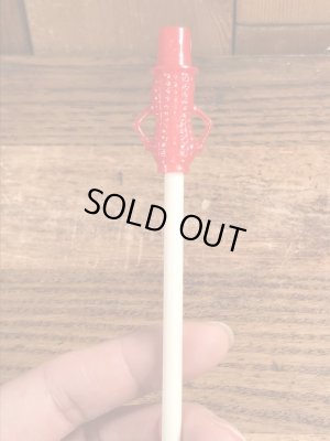 50~60年代頃のアドバタイジングキャラクターのミスターピーナッツのビンテージのストロー