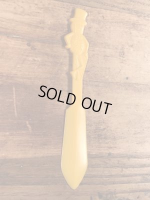 70年代頃のアドバタイジングキャラクターのミスターピーナッツのビンテージのバターナイフ