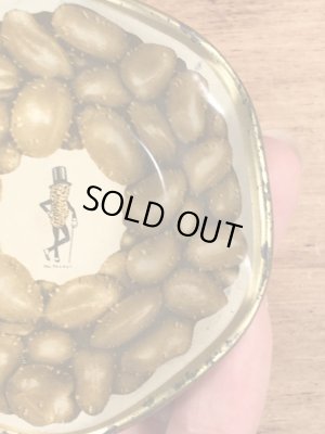 50~60’sのアドバタイジングキャラクターのミスターピーナッツのヴィンテージの容器