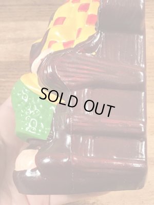 70’sのおじいちゃんのヴィンテージのコインバンク