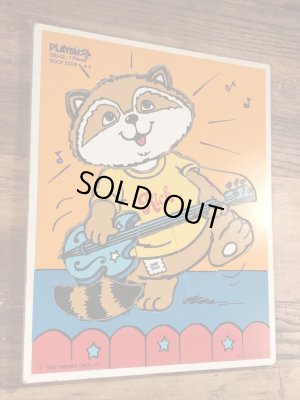 80年代頃のシャツテイルズのビンテージの木製パズル