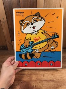 他の写真3: Playskool Shirt Tales “Rock Star” Wood Puzzle　シャツテイルズ　ビンテージ　ウッドパズル　80年代