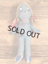 Knickerbocker Levi's Denim Rug Doll　リーバイス　ビンテージ　ラグドール　プラッシュドール　70年代