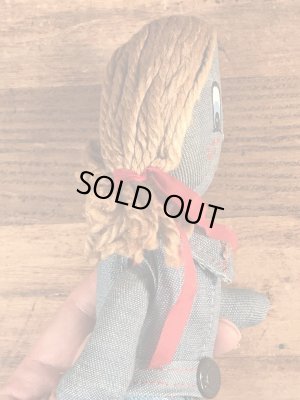 70年代頃のリーバイスのビンテージのデニムのラグドール