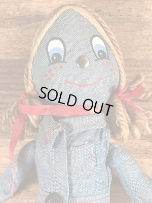 70年代頃のリーバイスのビンテージのデニムのラグドール