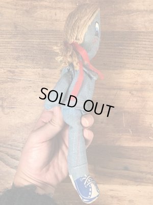 70年代頃のリーバイスのビンテージのデニムのラグドール